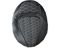 Zadelhoes , Piaggio Zip Duo RS Wit | Alcantara VDR Customs