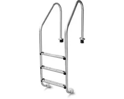 Escalier de piscine W'eau en acier inoxydable 3 marches - AISI 304