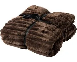 Dutch Decor Plaid Ricky 150x200 cm marron