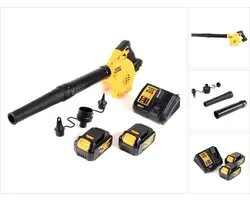 DeWalt DCV 100 M2 18 V accu/bladblazer + 2 x DCB 182 4.0 Ah accu + DCB 115 lader