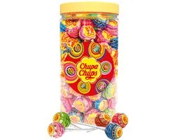 Chupa Chups - Best of sucettes - environ 55 pièces - environ 600 grammes