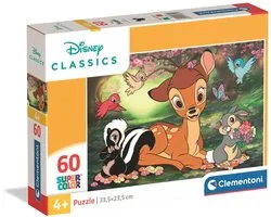 Clementoni Puzzle Enfant Disney Classic - Puzzle 60 Pièces - Puzzle et Jouet Éducatif - Jeux et Puzzles pour Enfants à partir de 4 Ans