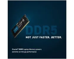 Crucial CT24G56C46S5 geheugenmodule 24 GB 1 x 24 GB DDR5 262-pin SO-DIMM ECC