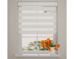 Duo Roller Blind Splendid Translucide Blanc Cassé 170 x 240 cm