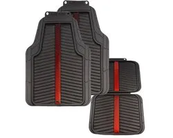 Red Bull Oracle Universele automattenset 'Heavy Duty' - 4-delige set - Zwart/Rood