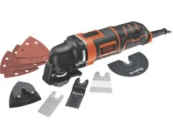 BLACK+DECKER Multitool BLACK + DECKER MT300KA-QS - Oscillant - 300W - Incl. étui et 11 accessoires