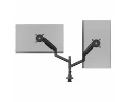 Monitor arm 2 schermen universeel- draaien en kantelen - One For All DM5210 - 17 t/m 50 inch - 238 tot 667 mm van het bureau - max. 20 kg - VESA 300x200