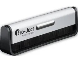 Pro-Ject Brush-it Record Brush - Grondige Vinylreiniging - Onmisbaar Voor Iedere Platenspeler - Antistatisch & Veilig - Zilver