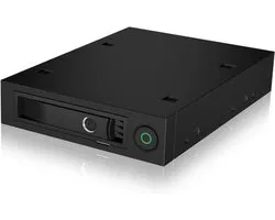 Hot Swap Frame - Verwisselbare Bay - Data Opslag - NVMe Ondersteuning - 2.5-inch - Zwart