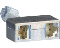 BTR NETCOM pnp 2 RJ-45 2x RJ-45 Zilver