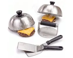 HEAT Outdoor Living Smashburger Toolset - 5-delig - Hamburgerpers - BBQ Accessoire