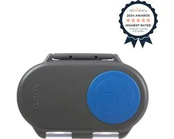 b.box Snackbox - Mini bentobox met 2 Lekvrije Vakken - Ideaal voor Peuters, Lunch & Snacks voor Kinderen - Voor een Heel Stuk Fruit - BPA-vrij