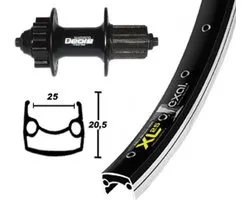 Exal XL 25 DISK Achterwiel 26x1.9 Deore 8-10s Disc, black