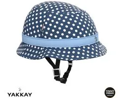 Cover voor Yakkay helm - Tokyo Skyline Dots - medium