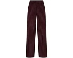 Red Button Broek Colette Punta Pinstripe L33 Srb5142 Burgundy Dames Maat - W38 X L33