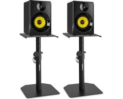 Set de moniteurs de studio actifs avec pied pour home studio SMN40B 100W - Zwart