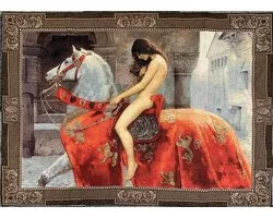 Wandkleed - Wandtapijt - GODIVA -John Collier - Lady Godiva