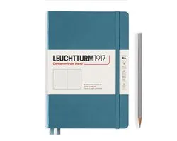 Leuchtturm1917 A5 Medium Notitieboek dotted Stone Blue - Notebook - 4004117587405