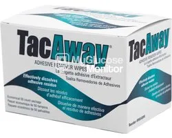 TacAway adhesive remover wipes - alcohol doekjes - 50 doekjes