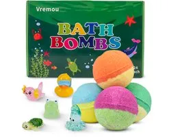 Boule de bain - Boules effervescentes de Bath Bombs - Bain - Boules effervescentes avec surprise - Relax - 24 pièces - Boules de bain