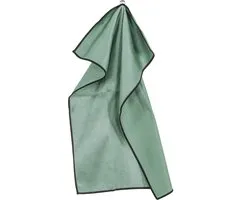 Tiseco Home Studio - Glazendoek ESSENTIALS - SET/4 - 85% PE, 15% PA - poleerdoek - pluisvrij - streepvrij - ultra-absorberend - 40x60 cm - Greenstone