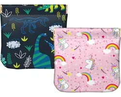 2PCS Small Squeeze Coin Purse Pouch Soft PU Leather Mini Wallet Change Bag Cute Aesthetic For Women Girls Men - ShopVlot