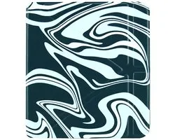 Origami Sleepcover Kobo Libra 2 Cover Couleurs abstraites de pétrole