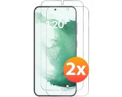 Screenprotector - Geschikt voor Samsung Galaxy S22 Screen protector Tempered Gehard glas - 2 stuks beschermglas