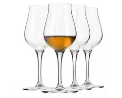 Krosno | Brandy Cognac Snifter Glazen Rum Proeverij Geschenkset | Set van 4 - 110 ml | Loodvrij kristalglas | Avante Garden Collectie | Perfect voor Thuis, Restaurants en Keuken Set | Vaatwasserbestendig Whiskey Glas