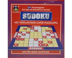 sudoku cijfer puzzelspel