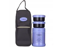 Zojirushi SW-EXE35-VC - Lunch Thermos - 350 ml - Violet - Staal