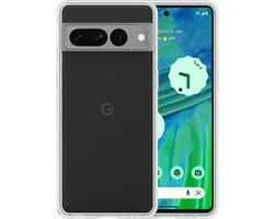 Hoesje - Geschikt voor Google Pixel 7 Pro - Sterk & Shockproof - Hoes Cover - Siliconen Case - Telefoonhoesjes - Transparant