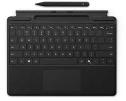 Microsoft Surface Pro Keyboard with Slim Pen for Business AZERTY Frans Microsoft Cover port Zwart