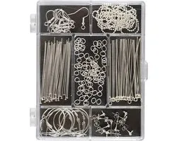 Creativ Company sieraden startset zilver - DIY sieraden maken set.