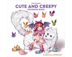 Pop Manga Cute and Creepy Coloring Book