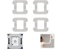 4 stuks - Wasbare dweilpad - Dweildoek - Schoonmaakdoek -Accessoires voor raamreinigingsrobots - Compatibel met Ecovacs Winbot W1/W1S/W1PRO/W1S pro/W2/W2pro W2S pro/W2 Pro Omni raamstofzuigers