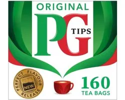 PG Tips Tea 160 pyramid bags - (England) - (Engeland) - (Thee) - (Theezakjes)