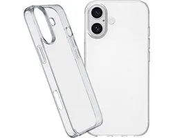 Cellularline Clear Strong Case Backcover Apple iPhone 16 Transparant Inductieve lading