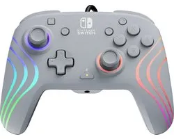 PDP - Manette filaire Afterglow Wave Gris pour Nintendo Switch et Switch OLED
