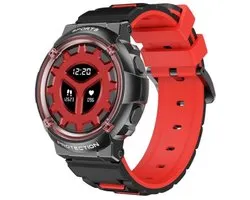 West Watches Smartwatch Kinderen Model Storm II Activity Tracker - Tieners/Kinderen - Zwart Rood
