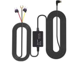 Golden crown - Kit de câblage Dashcam - USB-C avec protection basse tension - Alimentation fiable pour véhicules - Installation facile - Convient pour ...