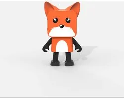 MOB Dancing Animals Fox - Enceinte Bluetooth - Oranje