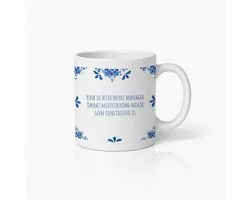 Mug humoristique pour chef de Office 330 ml – « Parce que Ninja multitâche Geen un titre de poste » – Cadeau de remerciement Humour pour patron ou collègue