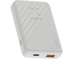 12W FastCharge Go2 Powerbank 5.000 - Blanc cendré