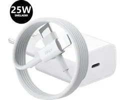 DISEV - Chargeur super rapide 25 W - Convient pour chargeur iPhone et iPad - Prise de charge de 1 mètre - Convient pour 14/13/12/11/Xr/Xs/Xs Max/8/8 Plus/ Pro