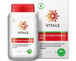Vitals Cholestrolformule Pro - 60 tabletten. Ondersteunt het behoud van een normale cholesterolspiegel.