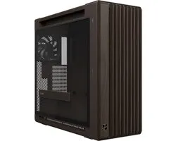 ASUS ProArt PA602 Wood Edition Retro Brown - Tempered Glass Panel Midi Tower Bruin