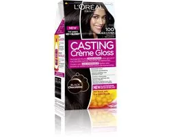 L’Oréal Paris Casting Crème Gloss Zwart 100 - Semi-permanente Haarkleuring Zonder Ammoniak