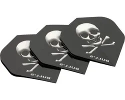 Dart Flights - Standaard Flights - Darts Spelen - Motex Design - 1 Maat - Zwart