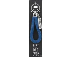 Depesche - Sleutelhanger "Do not forget me!" - motief 062 met de tekst "Best Dad Ever"